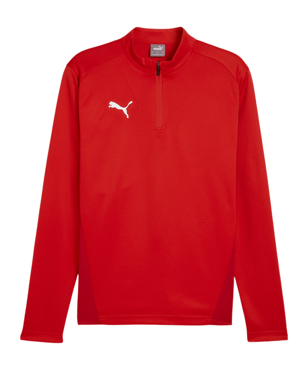 PUMA teamGOAL Training 1/4 Zip Sweatshirt Rot F01 - rot