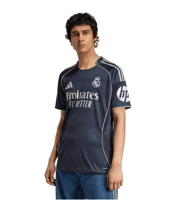 adidas Real Madrid Trikot Away 2025/2026 Blau - blau