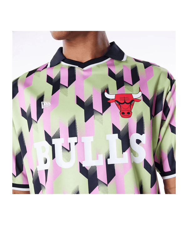 New Era NBA Chicago Bulls Soccer Trikot Grün - gruen