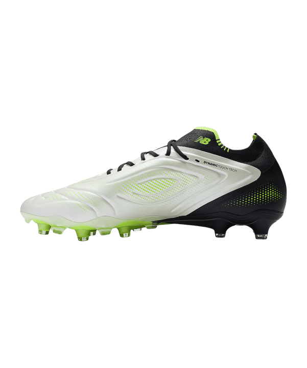 New Balance Tekela Elite Low Laced v5 FG Lime Light Weiß - weiss