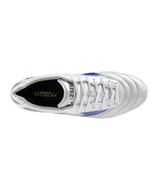 Mizuno Morelia II Elite FG Mugen Weiss Blau F25 - weiss