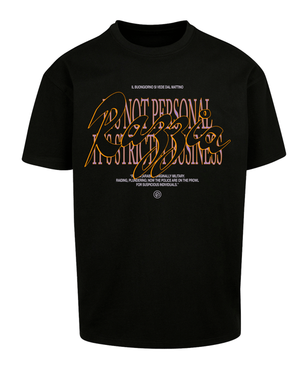 Mister Tee Razzia Oversized T-Shirt Schwarz - schwarz