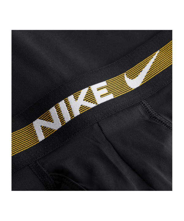 Nike Dri-Fit Brief Boxershort 3er Pack F859 - schwarz