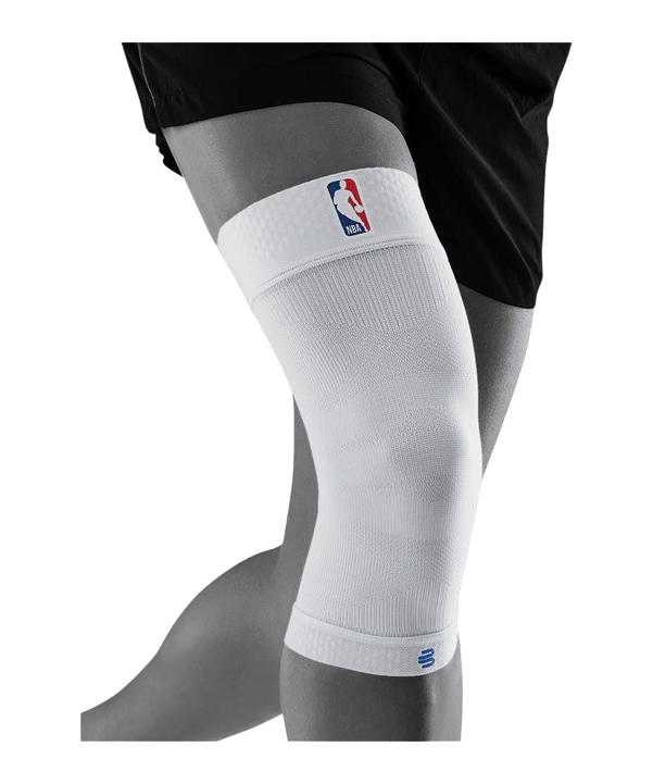 Bauerfeind NBA Sports Compression Support Kniebandage Weiß - weiss