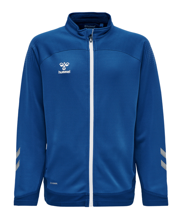 Hummel hmlLEAD Poly Trainingsjacke Kids Blau F7045 - blau