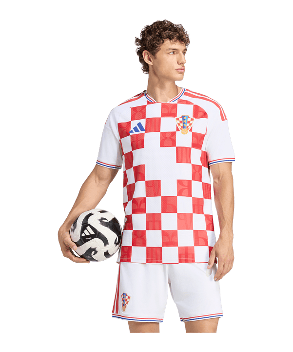 adidas Croazia Authentic Maglietta Home 2026 Bianco - bianco