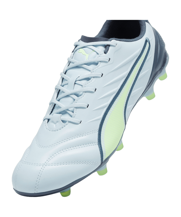 PUMA KING Pro FG/AG Lights Out Blau Grün F03 - blau