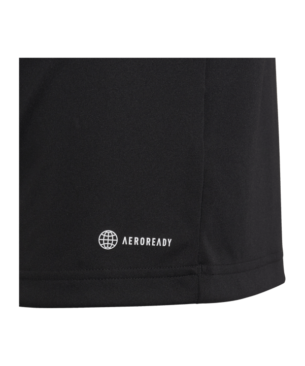 adidas Entrada 22 Poloshirt Kids Schwarz - schwarz