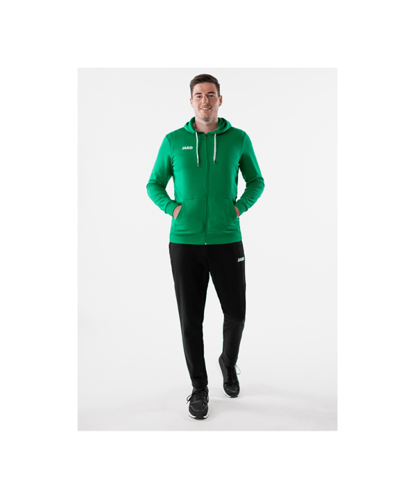 JAKO Base Kapuzenjacke Grün F06 - gruen
