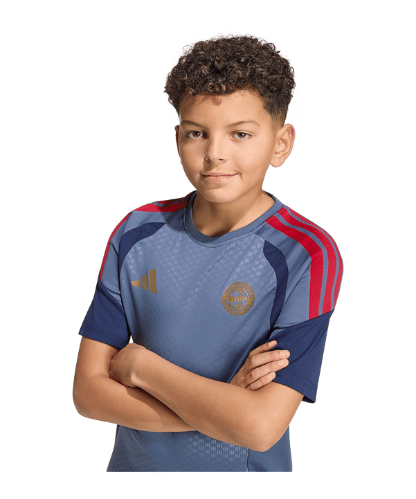 adidas FC Bayern München Maglietta da Allenamento Bambini Blu - blu