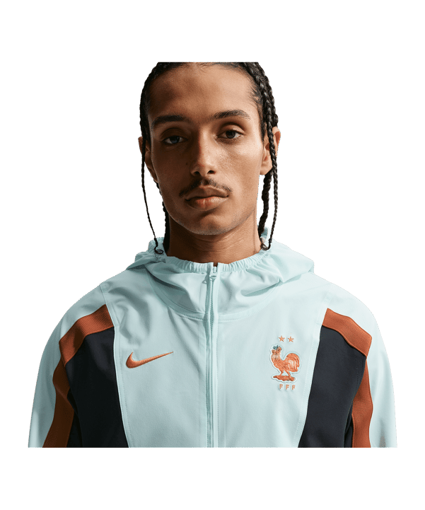 Nike FFF Frankrijk Trainingsjas Groen K393 - groen