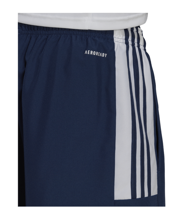 adidas Squadra 21 Short Dunkelblau Weiss - blau