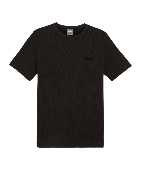 PUMA Essentials Elevated T-Shirt Schwarz F01 - schwarz