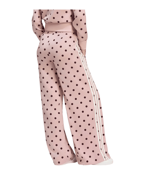 adidas Originals Satin Polka Dots Wide Leg Manguera Donna Viola - lilla