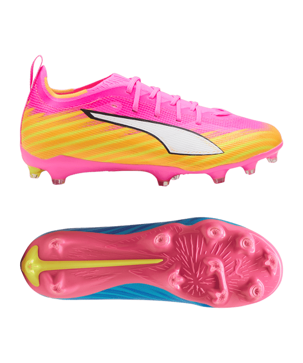 PUMA ULTRA 6 Pro FG/AG Showtime Kinder Rosa F05 - rosa