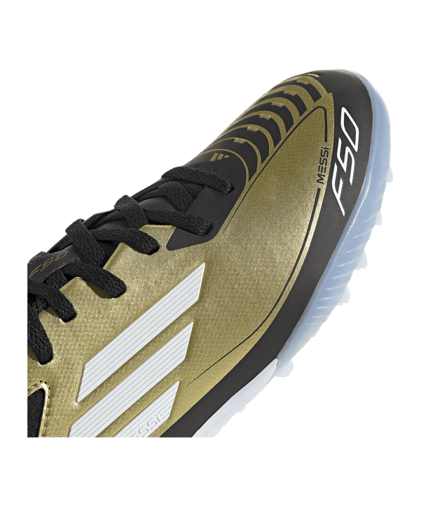 adidas F50 League TF Messi Triunfo Dorado Kids Gold Weiss - gold
