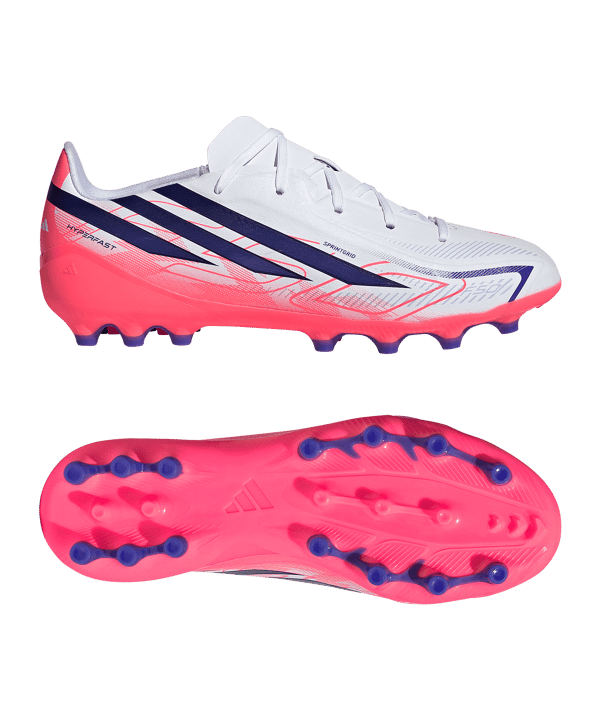 adidas F50 Hyperfast League AG Chaos vs Control Bambini Bianco - bianco