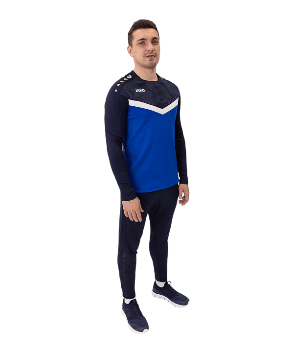 JAKO Iconic Sweatshirt Blau F403 - blau