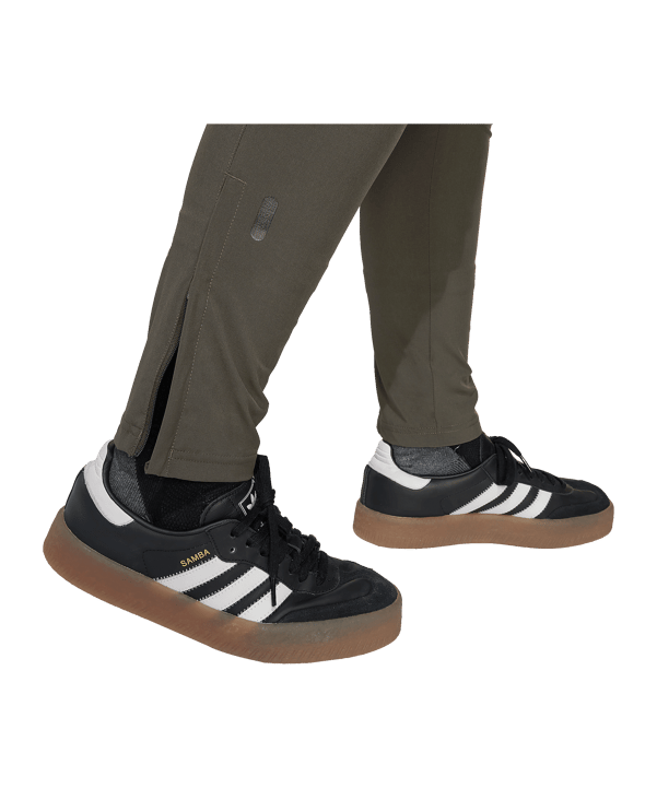 adidas Real Madrid Vis Tech Travel Jogginghose Kids Grau - grau