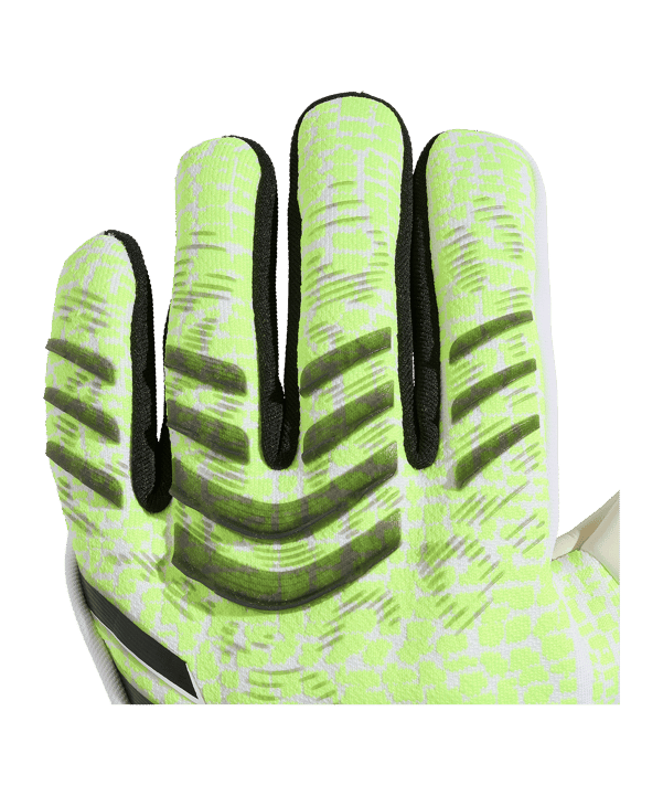 adidas Predator Pro Fingersave PC Torwarthandschuhe Radiant Blaze Grün - gruen