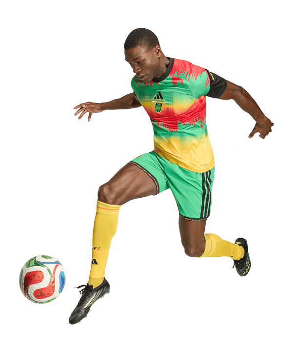 adidas JFF Jamaika Prematch Trikot Home WC 2026 Gelb - gelb