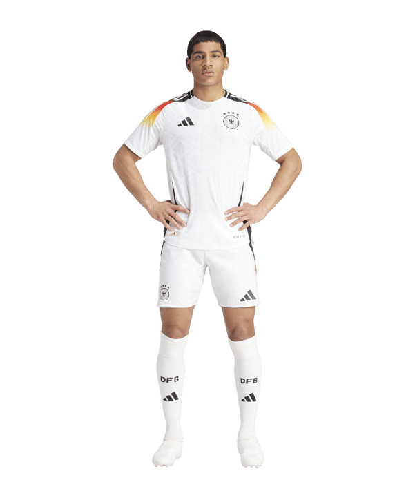 adidas DFB Deutschland Auth. Trikot Home EM 2024 Weiss - weiss