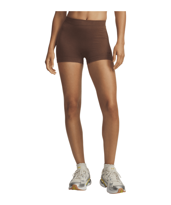 Under Armour Seamless Cotton Shorty Tight Damen Braun F230 - braun