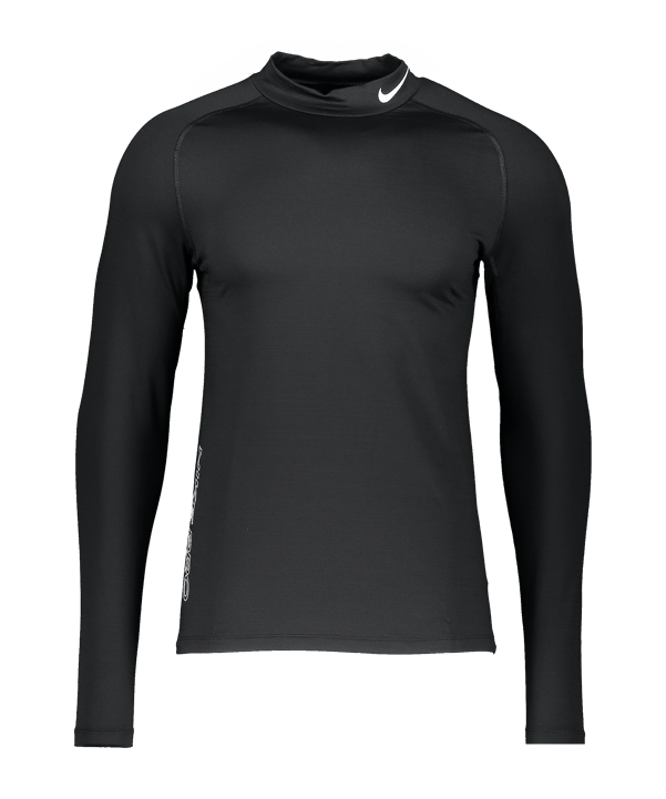 Sweatshirt Nike Pro Warm Mock noir et blanc F010 - noir