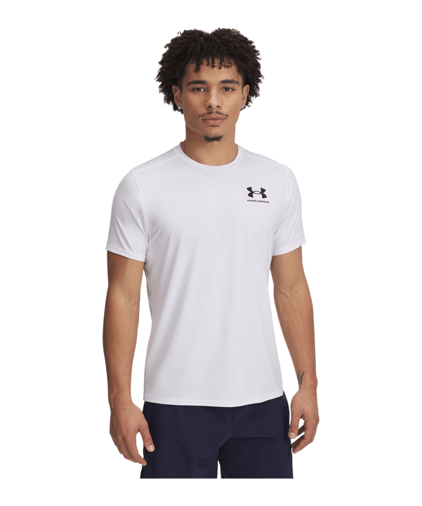 Under Armour Heatgear Fitted T-Shirt Weiß F100 - weiss