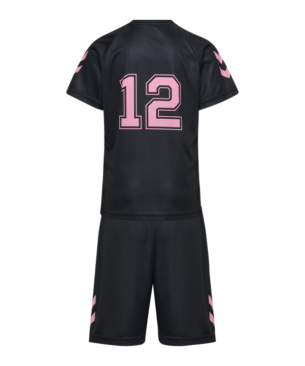 hummel Shimmer Trikot Set Kids Schwarz F2374 - schwarz