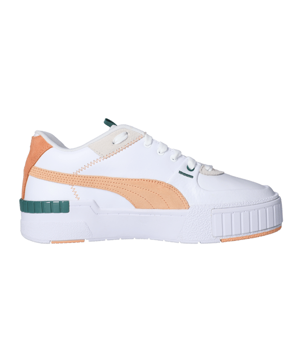 PUMA Cali Sport Mix Damen Weiss Orange F14 - weiss