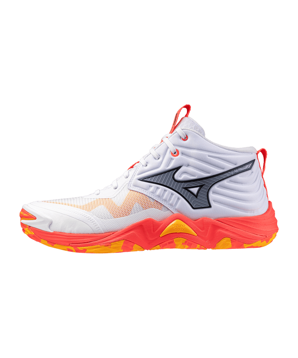 Mizuno Wave Momentum Elite Mid Weiß F01 - weiss