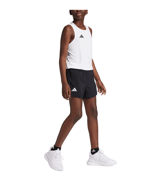 adidas Team Split Laufshort Kids Schwarz - schwarz