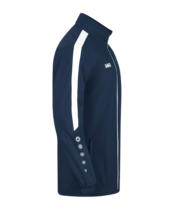 JAKO Power Allwetterjacke Blau Weiss F900 - blau