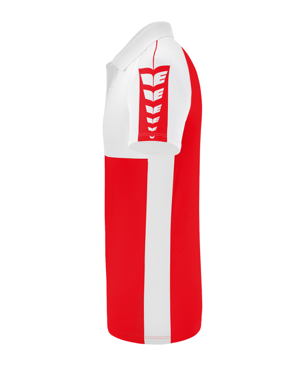 Erima Six Wings Poloshirt Rot Weiss - rot