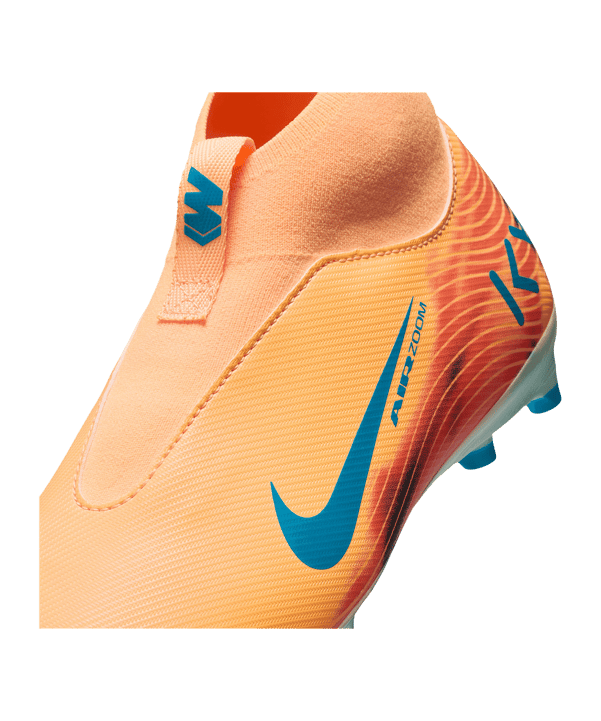 Nike Jr Air Zoom Mercurial Superfly X Academy FG/MG Kylian Mbappe Signature Kids Orange F801 - orange