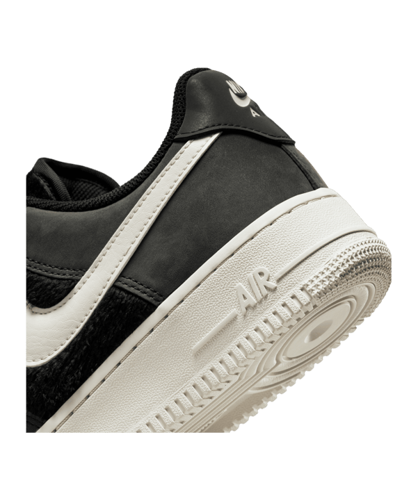 Nike Air Force 1 Damen Schwarz Grau Weiss F001 - schwarz