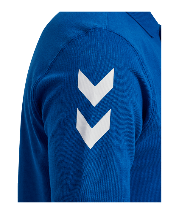 Hummel Go 2.0 Chevron Polo Blu C7045 - blu
