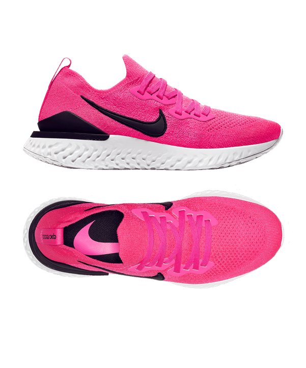 Nike Epic React Flyknit 2 Running Damen Rot F601 - rot