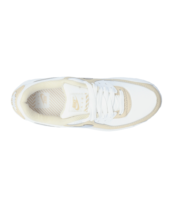 Nike Air Max 90 Damen Weiss Beige F100 - weiss