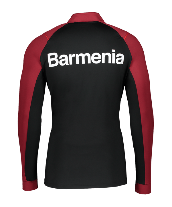 Castore Bayer 04 Leverkusen 1/4 Zip Sweatshirt Schwarz Rot | Fan