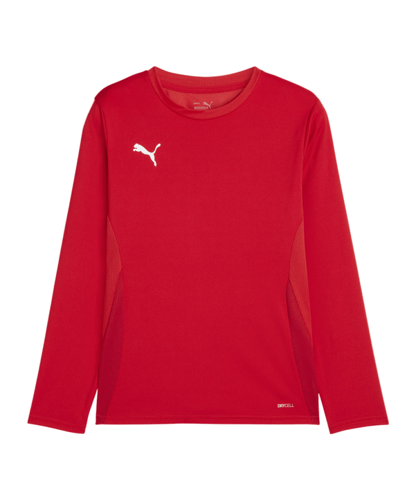 PUMA teamGOAL Trikot Langarm Kids Rot Weiss F01 - rot