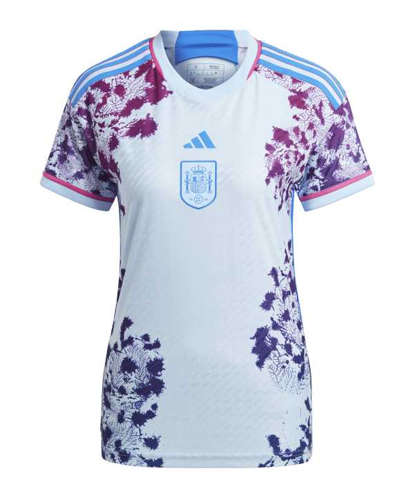 adidas Spanien Auth. Trikot Away Frauen WM 2023  Damen Blau - blau