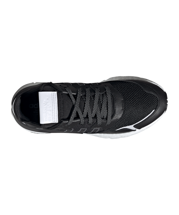 adidas Originals Nite Jogger Schwarz Weiss - schwarz
