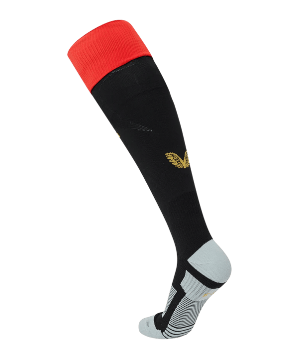 Castore Feyenoord Rotterdam Strumpfstutzen Heim 2025/2026 Schwarz F015 - schwarz