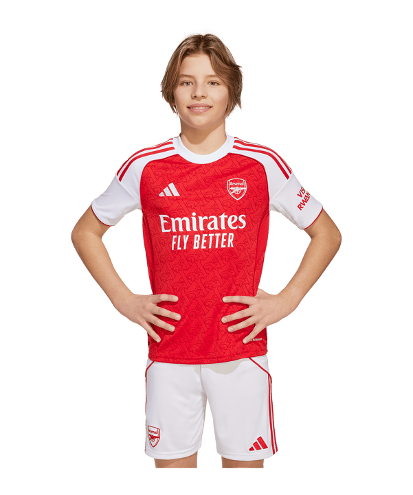 adidas FC Arsenal London Trikot Home 2025/2026 Kids Rot - rot