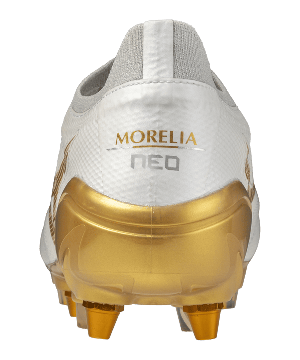 Mizuno Morelia Neo IV B Elite Mix SG Bright Gold Weiß F50 - weiss