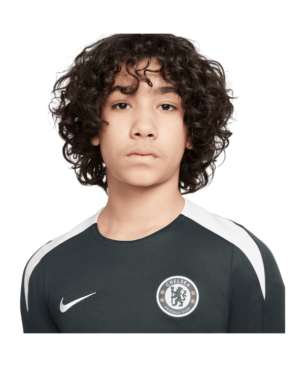 Nike FC Chelsea London Trainingsshirt Kids Grün F347 - gruen