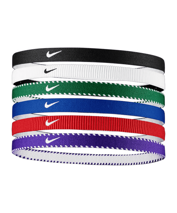 Nike Flex Classic 6PK Fascia per capelli Blu C475 - blu