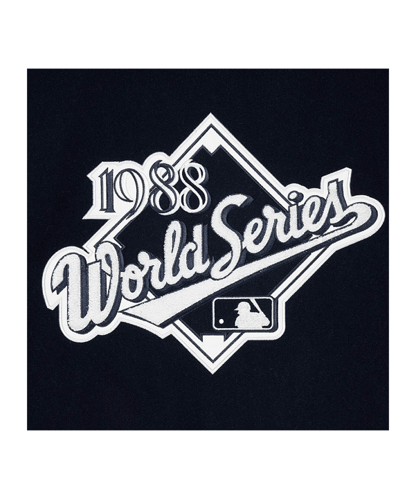 New Era Los Angeles Dodgers MLB World Series Varsity Jacke Blau - blau